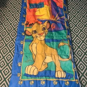 Vintage Lion King Sleeping Bag